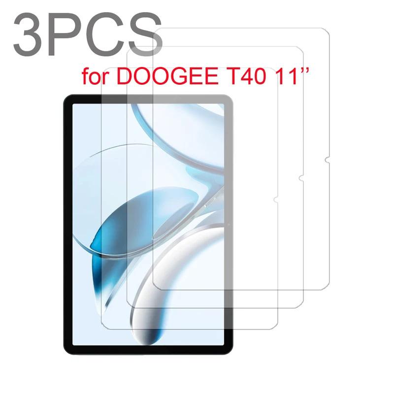 Bộ 3 miếng dán kính cường lực cho máy tính bảng Doogee T40 11" , bảo vệ màn hình
