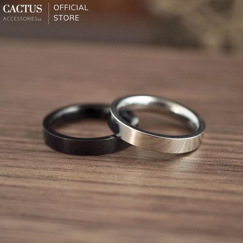 Nhẫn ngón út nam nữ kiểu dáng basic Titan