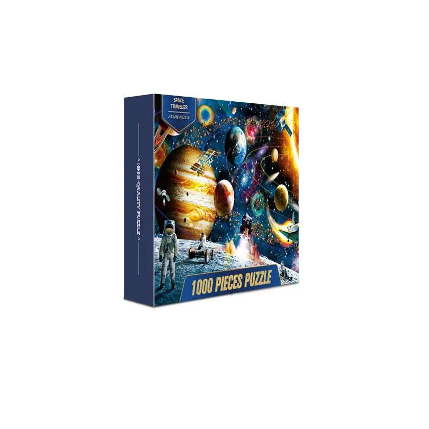 Passengers Magnetic 3D Paper Puzzle 1000 Fidget Toys For Adults Children Over 7 years Old Board Game Decompression Toy