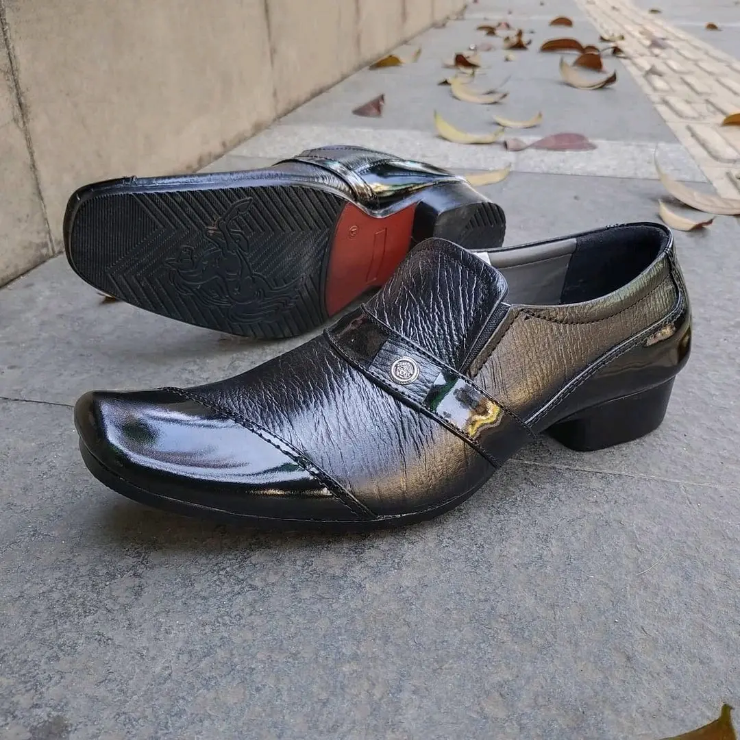 Sepatu Kantor Pria Asli Kulit Sapi | Sepatu Kantor Lelaki |PERSADA6038 Pantofel Pria
