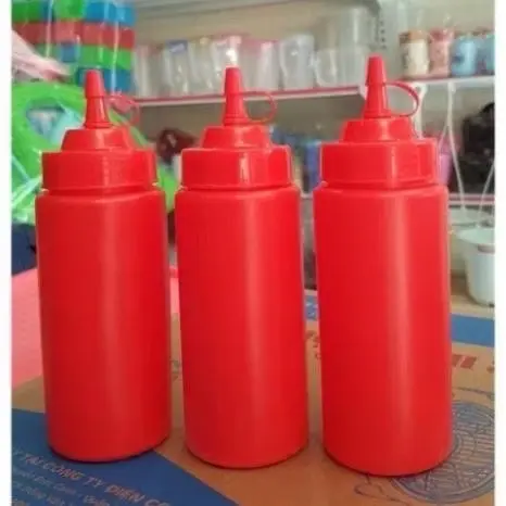 ￼Lọ tương ớt  Việt Nhật Lọ tương ớt 200ml, 300ml, 500ml  Chai đựng tương ớt, tương cà, nước sốt nhựa dẻo cao cấp 1