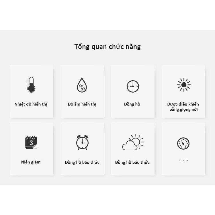 Đồng hồ báo thức điện tử thời tiết phát minh màn hình LED thời tiết nhiệt độ và độ ẩm hàng ngàn năm theo dõi đồng hồ báo thức thời tiết 4