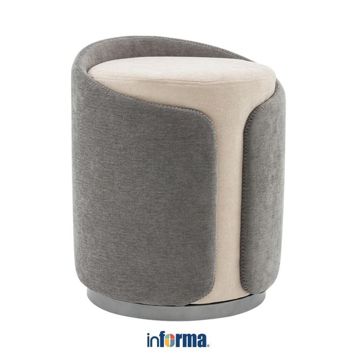 Promo Informa Xela Bangku Fabric Stool With Cushion Tempat Duduk Empuk ...