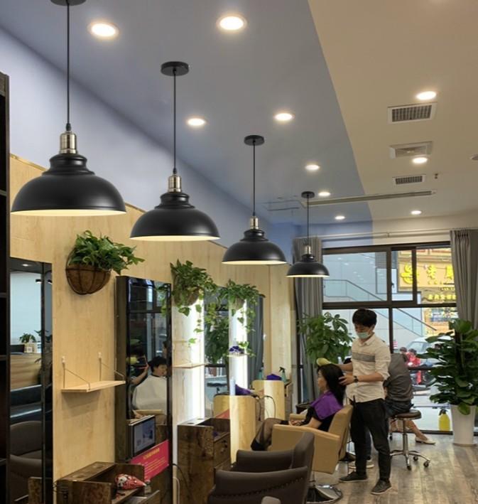 Đèn thả đui đồng, đèn treo trần cỡ 300mm  cổ điển+ TẶNG BÓNG 3 trang trí bàn ăn,quán Cafe 0