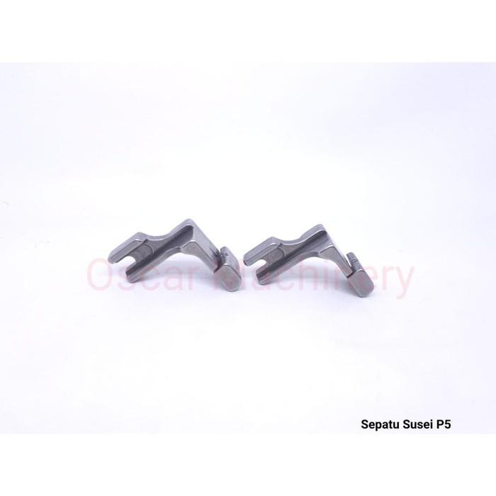Sepatu Kerut P5/P5R/P5W mesin jahit atas rata bawah kerut toy ply joining shirring gathering foot Best Quality 3