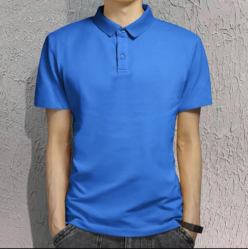 Product Introduction of เสื้อยืดโปโลแขนสั้น Thin 4 สี สไตล์เกาหลี ผู้ชาย ไซส์ M - 3XL 5