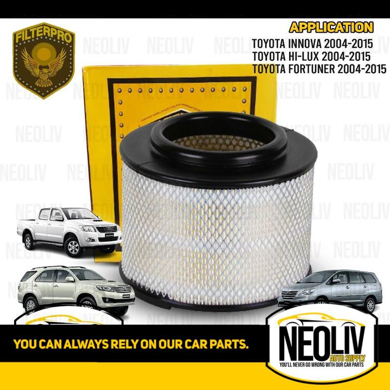 Air Filter For Innova Filterpro Air Filter for Toyota Innova 2004-2015/ Toyota Fortuner ...