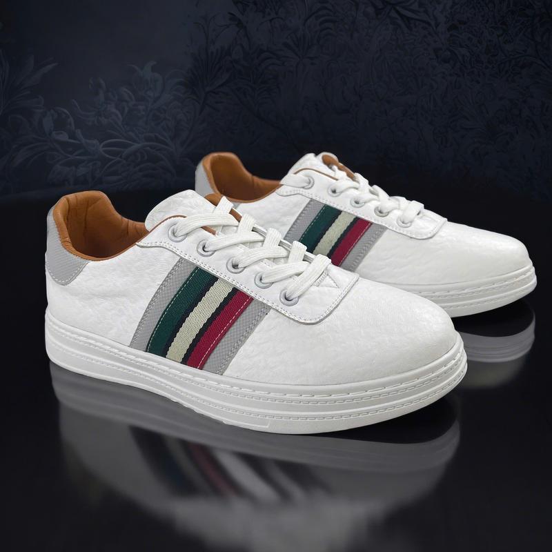 Product Introduction of ( NGOẠI CỠ )Giày thể thao nam, giày sneaker nam GONWIN GA03.1 da sit,êm mềm,đế cao su,kiểu dáng thể thao,thích hợp đi chơi,đi làm,đi êm chân Sneaker Shoes Đế Bằng Jean Nhung 34