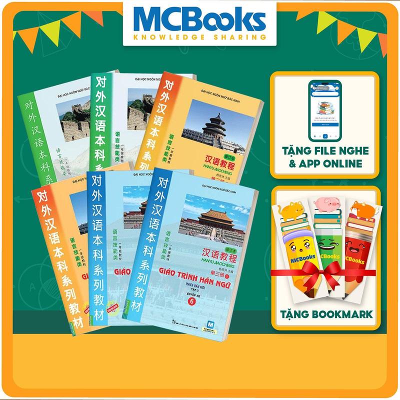 Sách -  Phân loại lẻ Giáo Trình Hán Ngữ 6 quyển Tặng Bookmark MCBooks