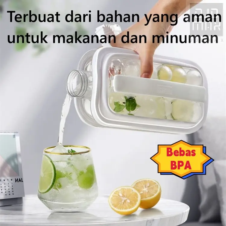 XTBC Botol Pembuat Es Cepat Botol Hoki Es Dua Dalam Satu Tempat Buat Es Bulat Rumah Tangga Bulat Cetakan Es Batu Silicone Silikon Cream Kitchenware 4