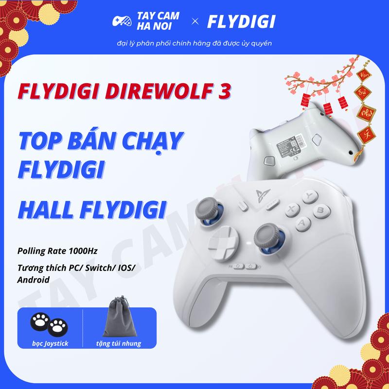 [BH 12T] FLYDIGI DIREWOLF 3, tay cầm chơi game Hall Joystick, Hall Trigger, top bán chạy nhà Flydigi