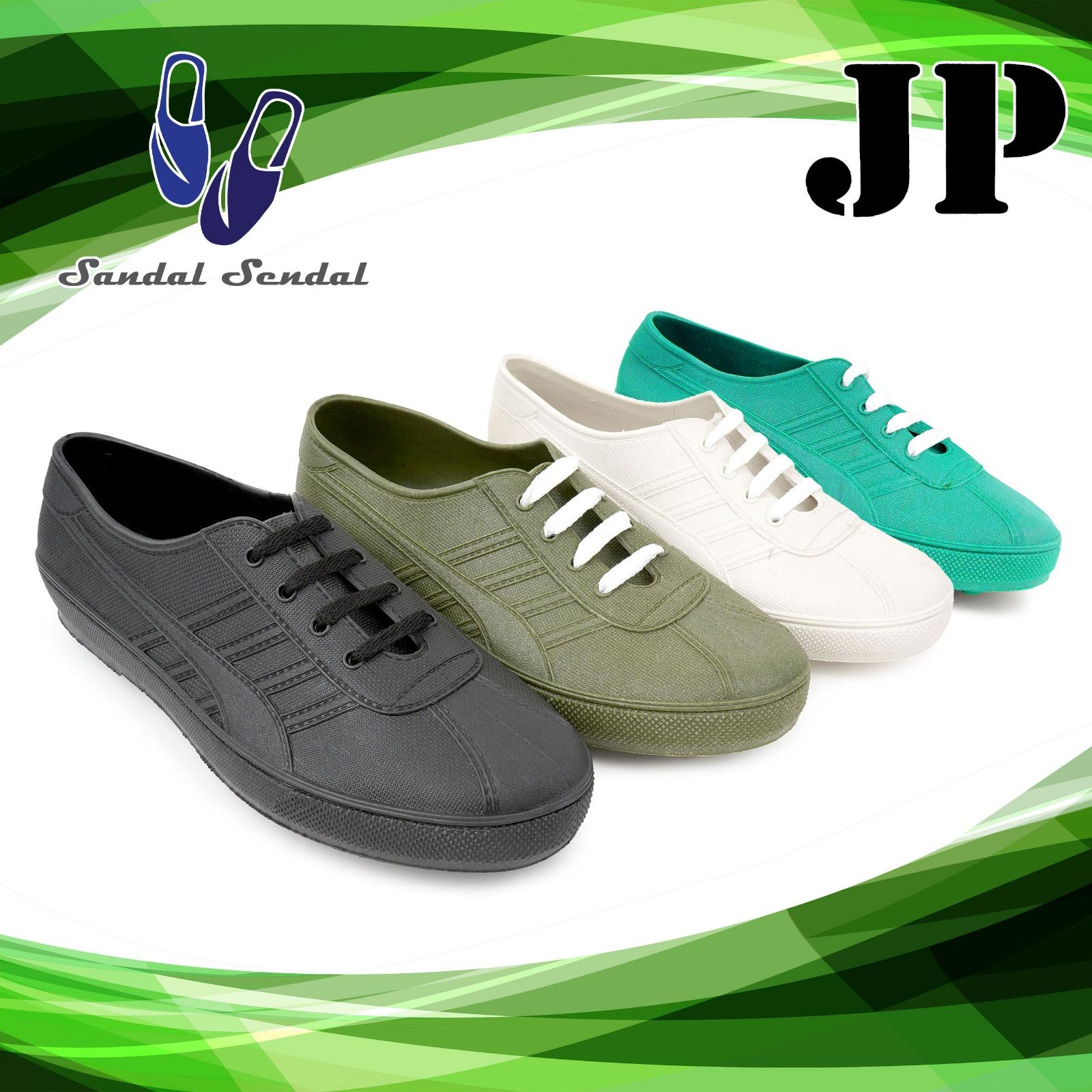 Sepatu Bola JP 9001 PUTIH HITAM HIJAU TOSCA- Sepatu Multi Fungsi Boots