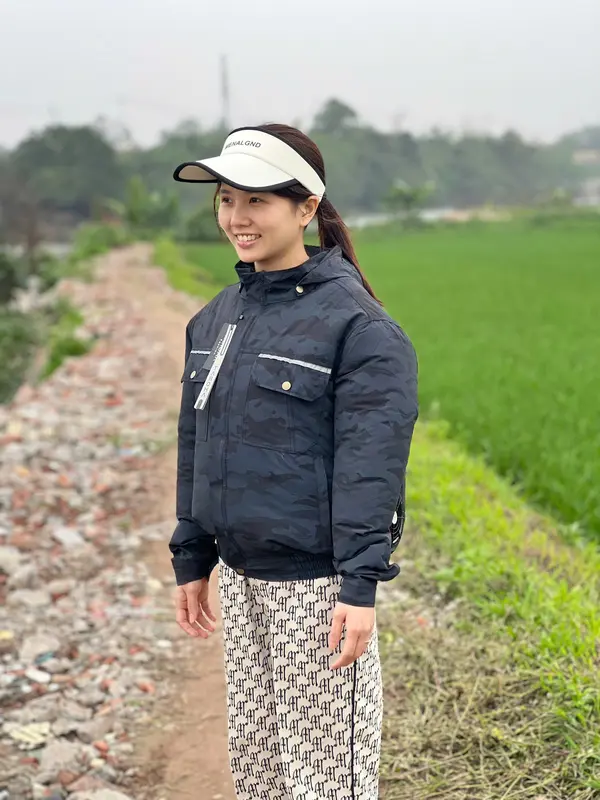 Áo điều hoà nhật bản , áo chất liệu gió rời chưa có phụ kiện thoáng mát 1
