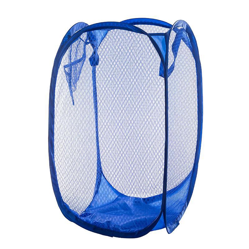 Pop-up Mesh Laundry Basket with Handle, 1 Count Folding Clothes Storage Basket, Dirty Clothes Basket, Home Storage Organize, Laundry Hamper for Home Dormitory 7