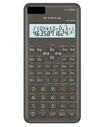 Scientific Calculator 570MS ii 2nd Edition 401 Functions (Battery Included) Accounting Calculator Fx