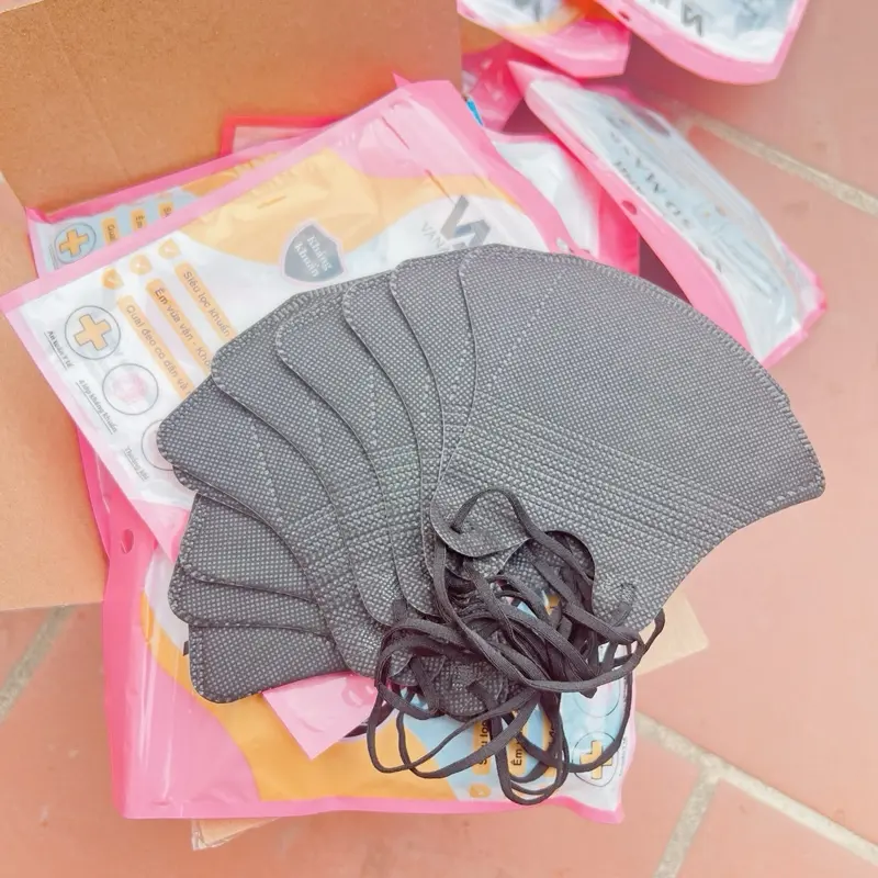 Hộp 200 cái Khẩu Trang 5D Mask Vân Anh Quai Thun