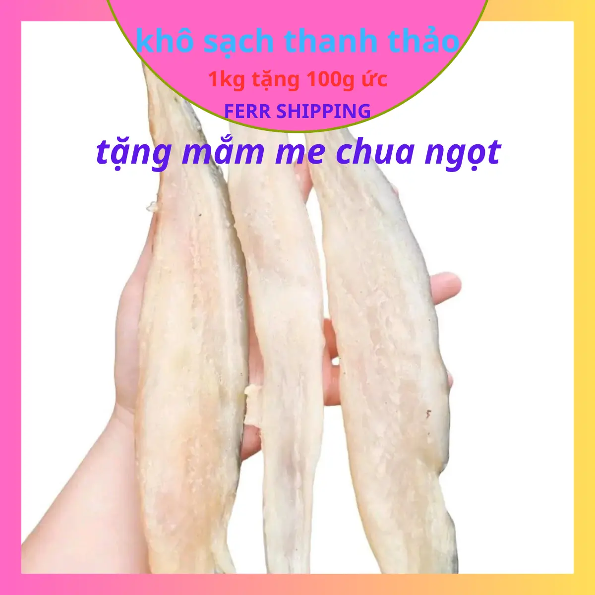 Khô cá dứa phi Lê   xẻ cọng hàng 3 [ tang mam me chua ngot ] Food  Cay
