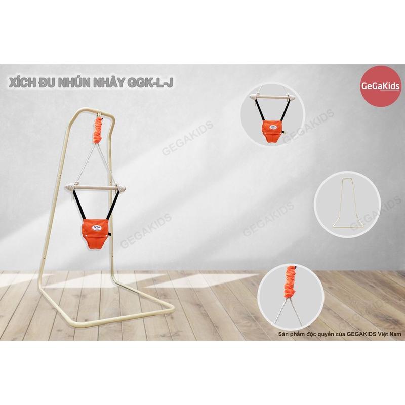 Xích đu nhún nhảy JUMPER  | Gega Kids với đai tập đi an toàn cho bé yêu của bạn Voi