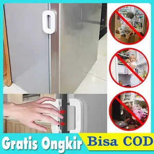 Kunci Pengaman Pintu Laci Lemari Pakaian Kulkas Baby Safety Lock