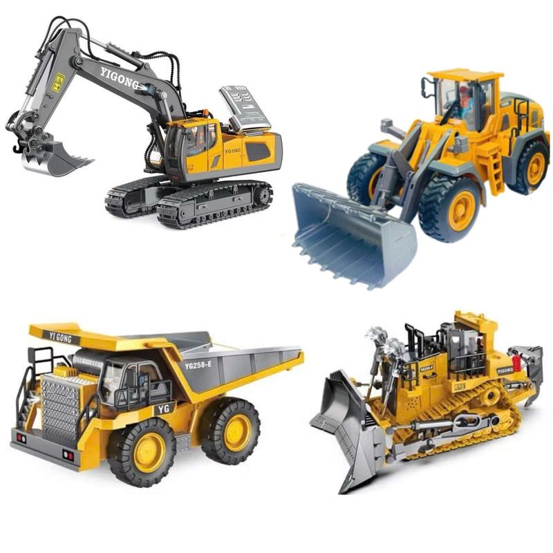 Combo Xe Máy Xúc, Xe Ben,Xe Ủi, Xe Xúc Lật-Gầu Sắt, Thùng Sắt, Các Loại Xe Công Trình Pin Sạc Cho Bé, Xe Điều Khiển Từ Xa Cho Bé Toy Đồ Chơi