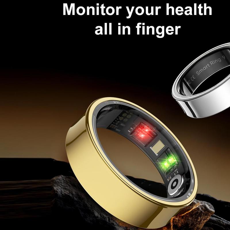 Product Introduction of KGG Kgg Smart Ring, Multiple Movement Mode Monitoring, Remote Control Photography, Smart Ring with Charging Bin & Storage Bag, Sports Fitness Monitoring Health Monitoring Smart Ring, Wearable 4