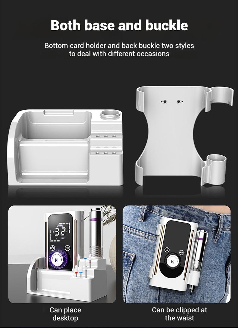 Product Introduction of 45000RPM Nail Drill Machine Electric Rechargeable Nail Sander for Gel Nails Polishing For Home Manicure Salon Portable Nail File Aluminum Acrylic 18