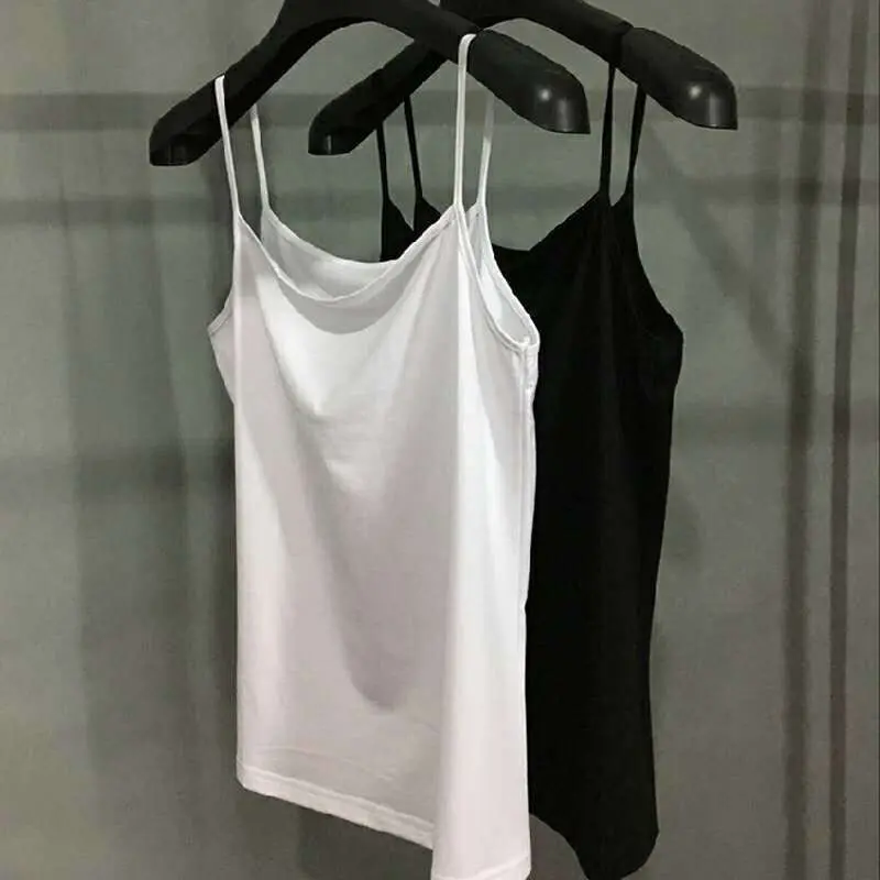 Áo Vest Hai Dây Nhỏ Lưng Đẹp, Phong Cách Hàn Quốc, Dành Cho Nữ, Ôm Vừa Vặn, Ngắn, Thích Hợp Mặc Ngoài Trời, Đồ Lót Hai Dây, Áo Cánh, Thích Hợp Cho Học Sinh Nữ