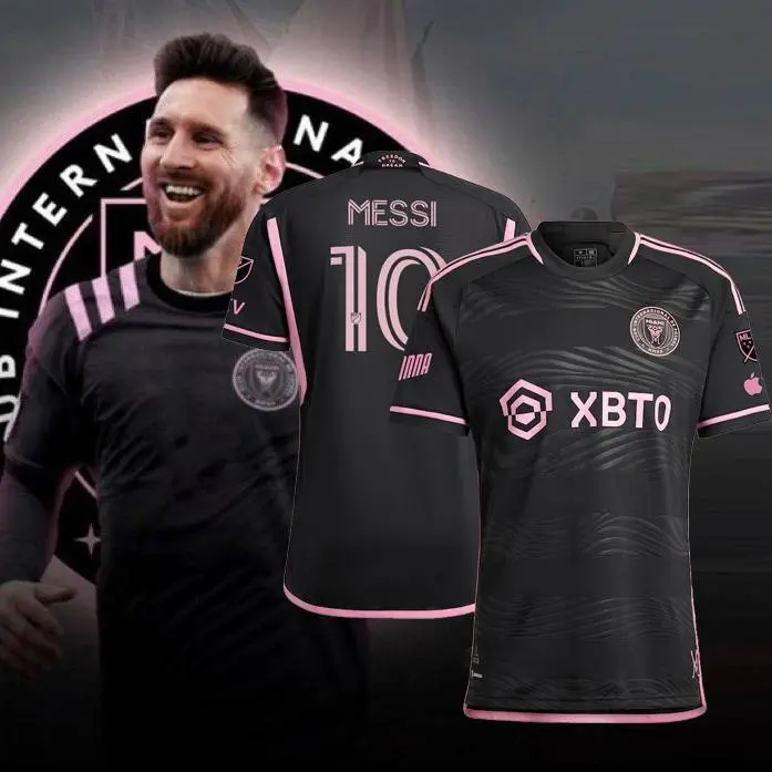 Inter Miami CF Jersey Lionel Messi, Áo Thun cho nam và nữ, Mùa giải 2023-2024, Phong cách sy3, ys3 Top Sport Trang Phục