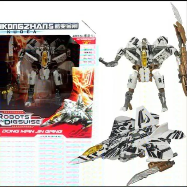 Mainan Anak Robot Transformer Starscream Pesawat Tempur Kudea Taikongzhans