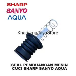 Karet Per Seal Pembuangan Mesin Cuci Sanyo Aqua Sharp