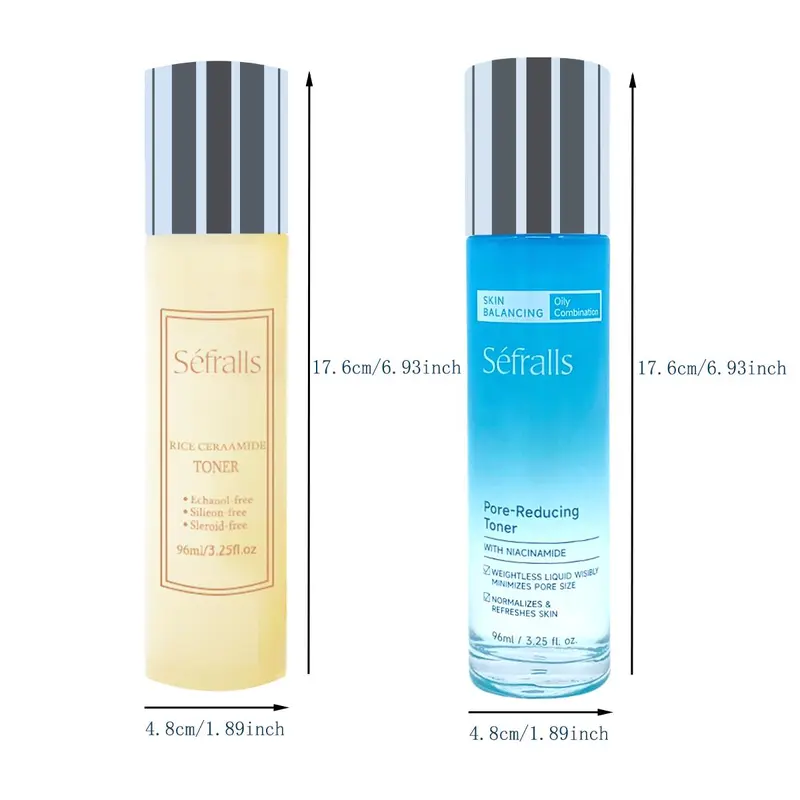 Moisturizing Toner & Pore-reducing Toner, 2pcs/set Refreshing Toner for Women & Men, Skin Care Product for Daily Use 1