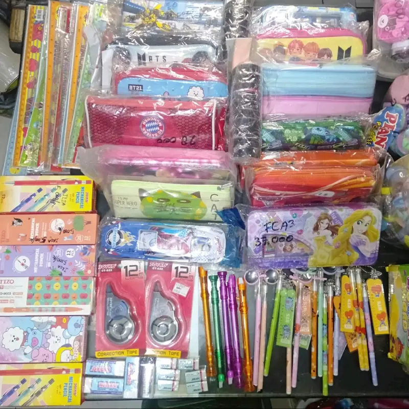 Bundling Mix Pensil - Pulpen - Penggaris - Penghapus - Kotak Pensil / Alat Tulis 0
