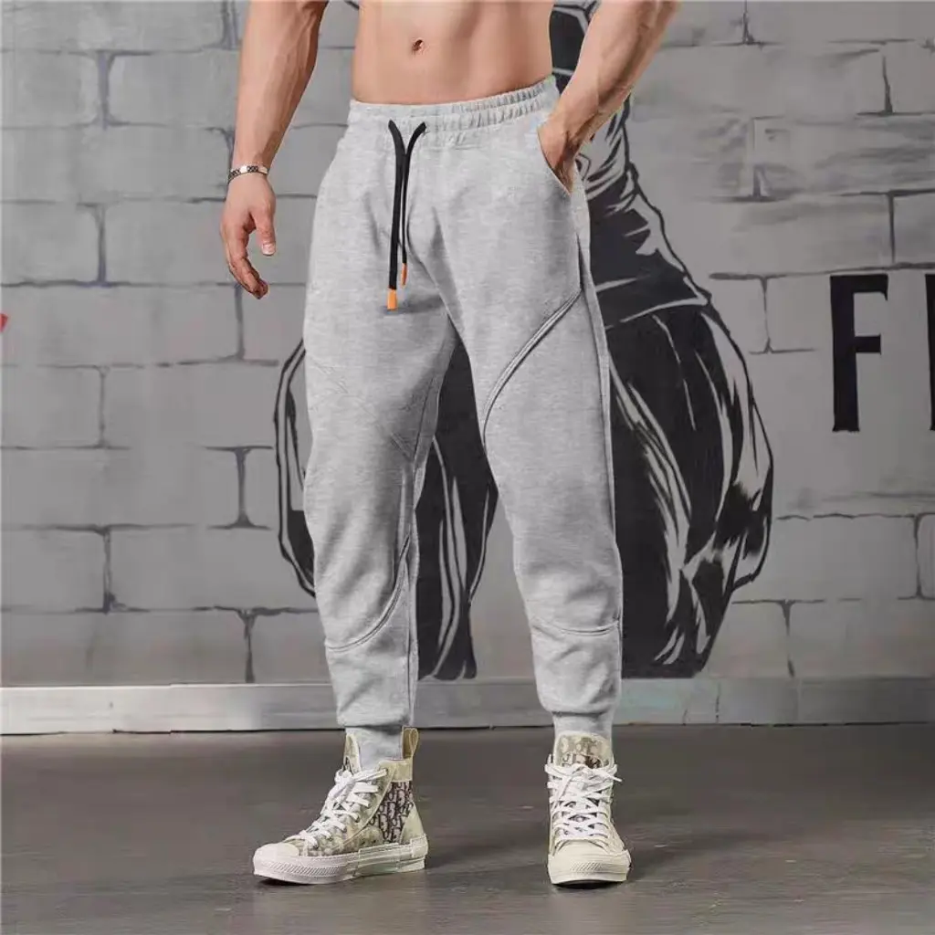 Quần Jogger Thể Thao Bo Ống Phối Gân Siêu Đẹp Phong Cách Sành Điệu Trẻ Trung, Chất Vải Nỉ Cao Cấp Siêu Thoải Mái Sport