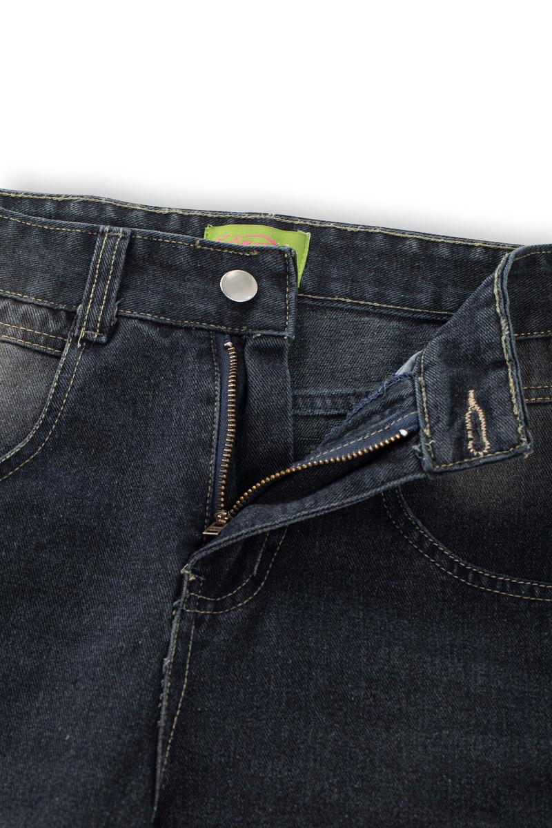 Product Introduction of M4 - GuZ Club - Quần Jeans dài Wash cạp cao ống rộng tôn dáng form unisex nam nữ có túi Mensswear Menswear Pants 13