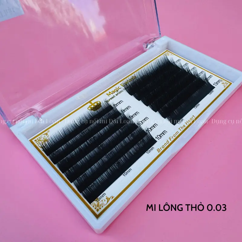 Mi khay lông thỏ 0.03 siêu mềm mại, dễ bắt keo Trang Điểm Women Cosmetic Mỹ Phẩm 5