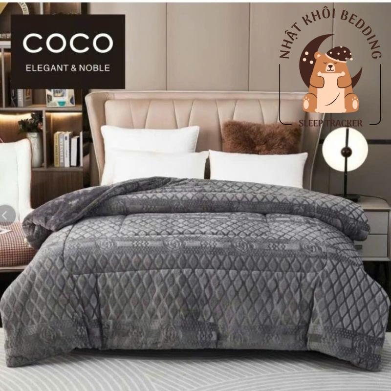 Siêu Sale Cuối Năm Chăn lông thỏ cao cấp màu sắc sang trọng quý phái cân nặng 4kg kích thước 2mx2m3 - hỗ trợ đơn hàng theo yêu cầu 0