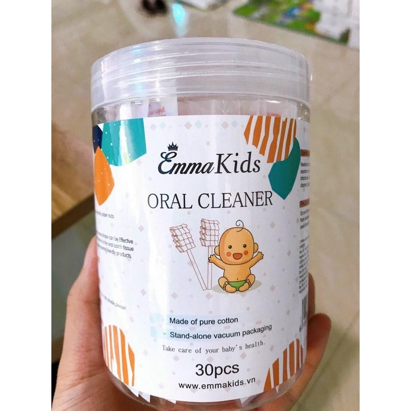 Product Introduction of Hộp 30 que gạc rơ lưỡi, que tưa lưỡi vệ sinh răng miệng cho bé EmmaKids dùng cho bé sơ sinh, trẻ nhỏ 14
