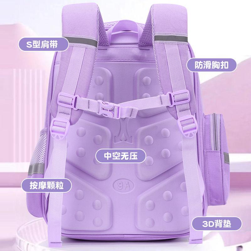 Product Introduction of Beg galas perlindungan tulang belakang, untuk Gadis Sekolah Rendah Gred 1-6, Kapasiti Besar, Ringan, Beg Bahu Berganda, Sesuai untuk Kanak-kanak, Koleksi Orang 81k, 2024 8