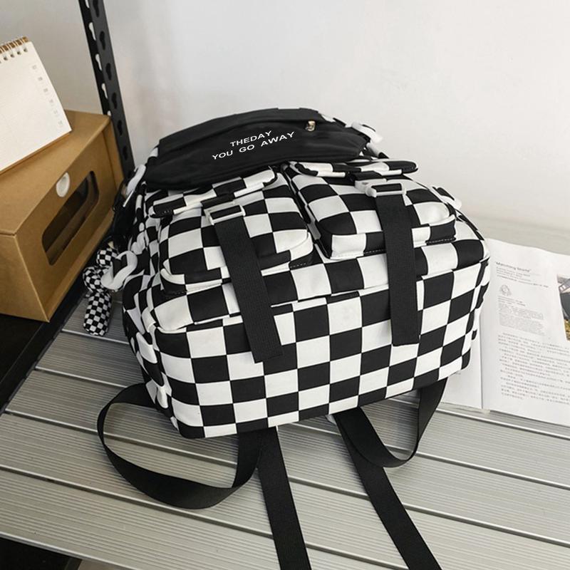 Product Introduction of Balo kẻ T.BAG TBAGB11 phong cách Hàn nổi bật, dễ thương đi học, đi chơi 8