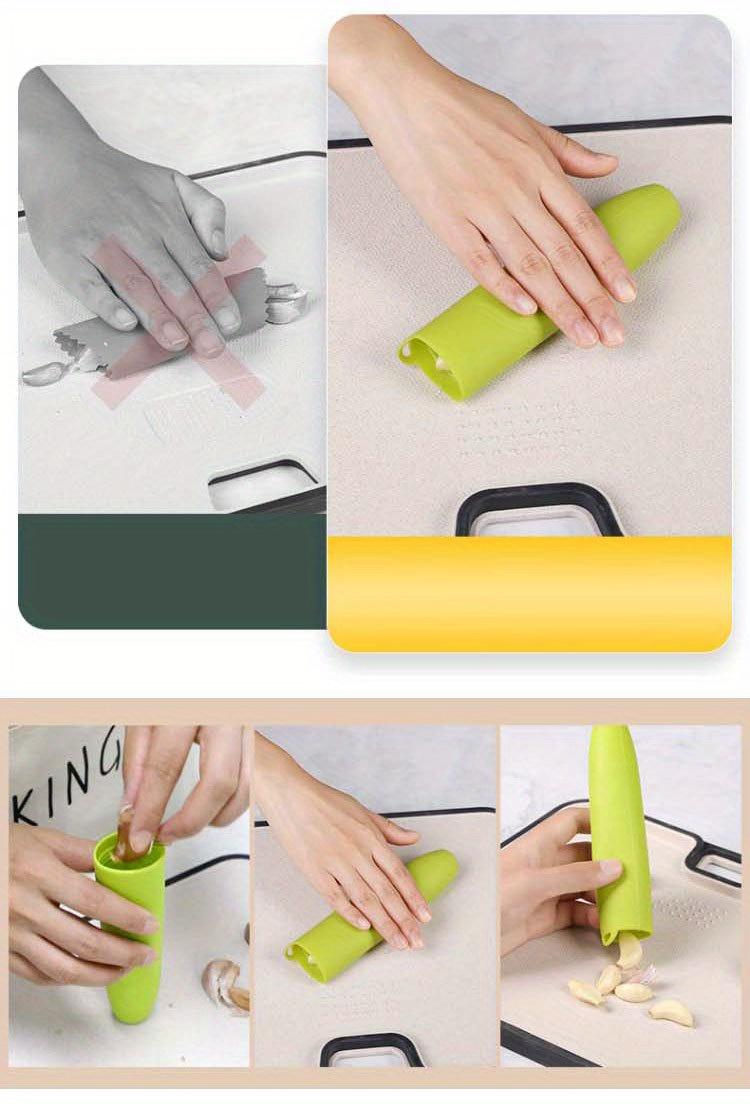 Product Introduction of QuickPeel Pro - เครื่องปอกกระเทียมแบบไม่ยาก พร้อมลูกกลิ้งซิลิโคน ถูมือ และฟังก์ชั่นตีนวด เพื่อเตรียมครัวที่ง่าย เหมาะสำหรับโรงแรม ร้านอาหาร และเครื่องครัวจำนวนมาก 2