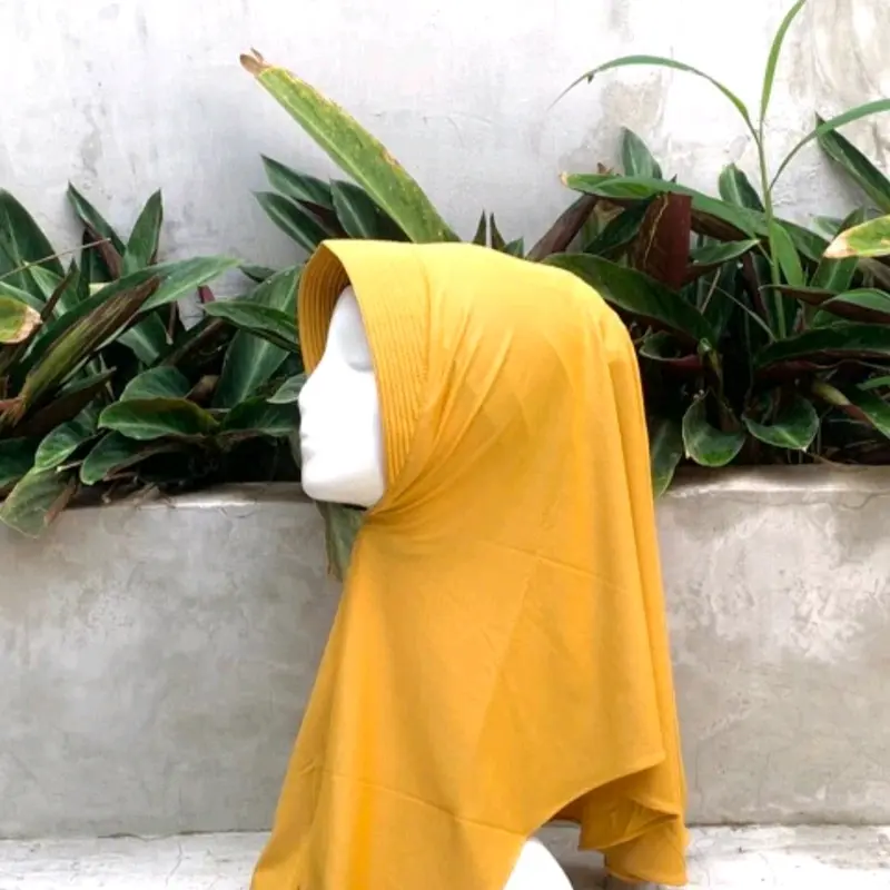 HIJAB BERGO SIZE M /hijab pet antem /hijab jersey /Kenan/ hijab bergo terbaru Instan Nyaman Muslim Casual 4