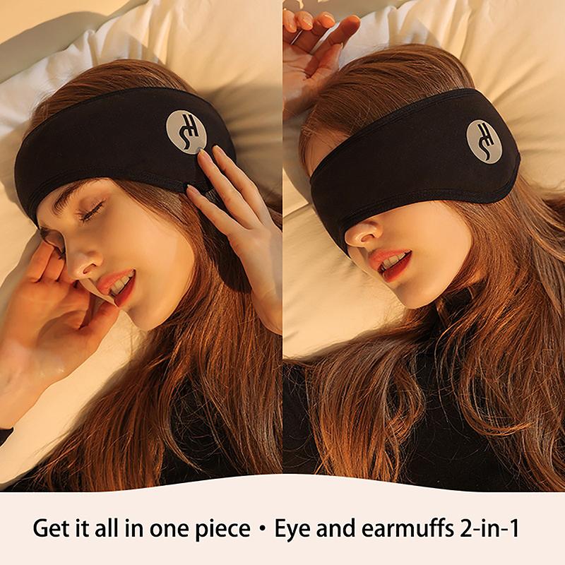Product Introduction of [HHH]Soundproof Earmuffs For Sleeping Unisex Ear Warmer Winter Head Band Ski Ear Muff Earplugs Headband Hair Band Eyes Ban 22