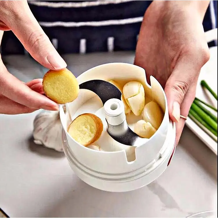 PROMO (BISA COD) MINI CHOPPER / Blender Tarik Manual Tangan / Penghalus Pencacah Bumbu 2