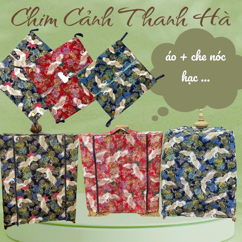 Áo + che nóc hạc dành cho lồng chào mào