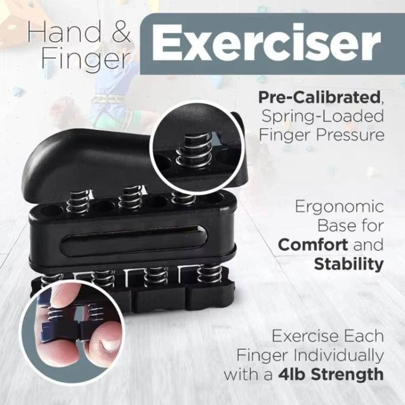 High Quality Portable Finger Trainer Strengthener Hand for Musician Rock Climbing Finger Exerciser Finger Strengthener Grip Workout Equipment for Forearm and Hand 3