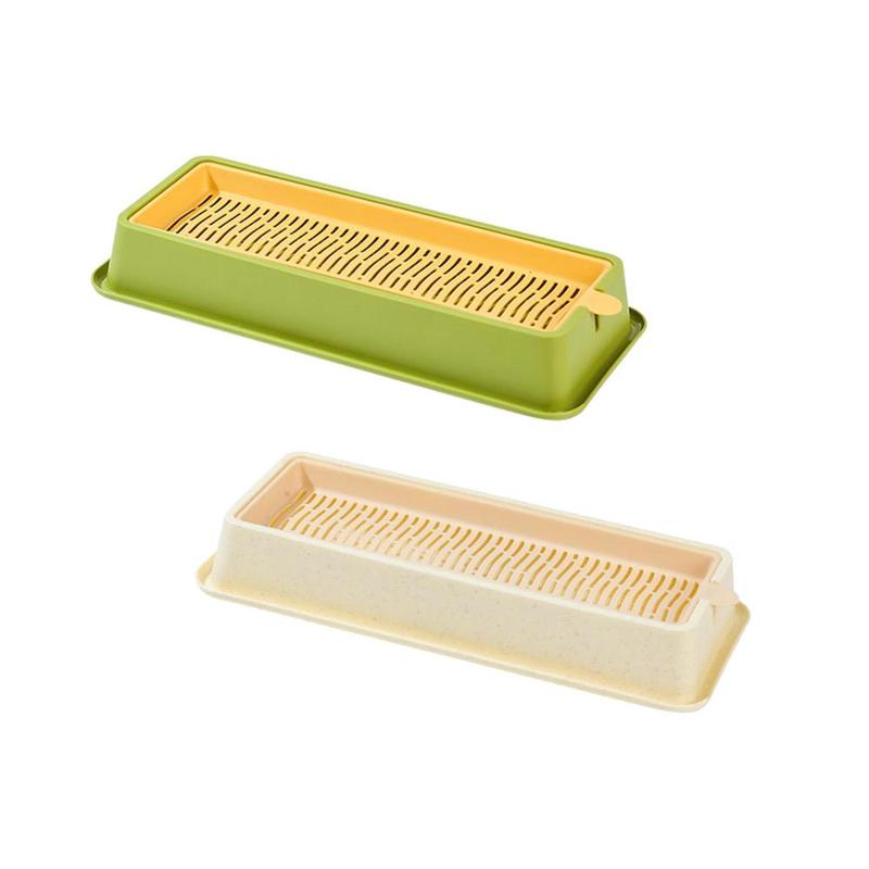 Seed Sprouter Tray Hydroponic Cat Grass Box Wheatgrass Bean Sprouts Wheatgrass Grower Soil Free Cat Grass Sprouting Tray for Microgreens 0
