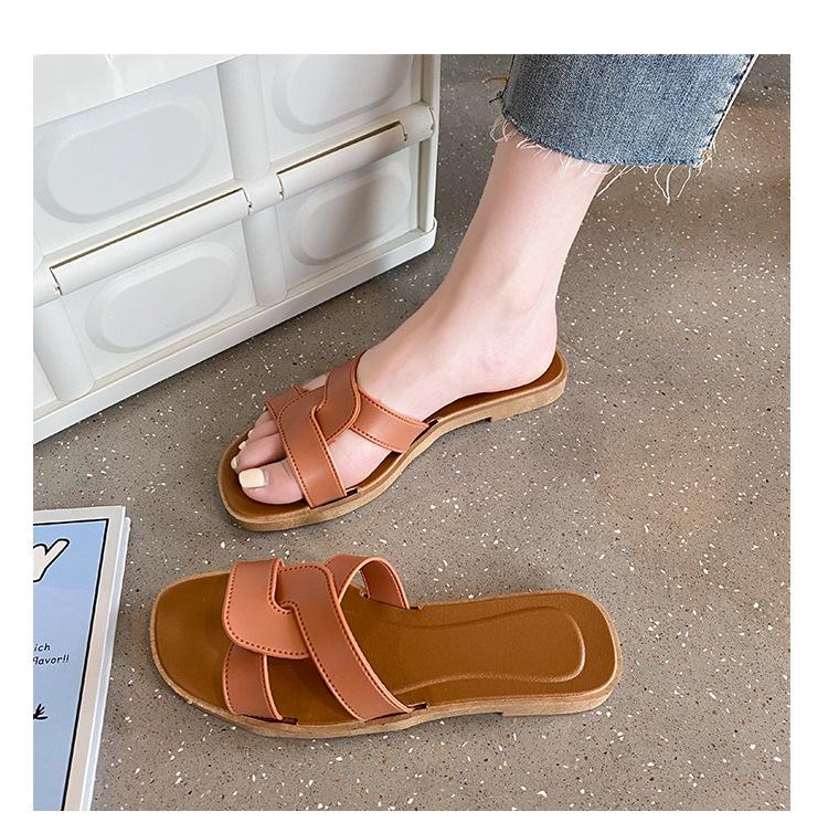 Product Introduction of Dép Lê Nữ, Thời Trang Mới Mùa Hè, Dễ Phối Đồ, Dép Quai Chéo, Đi Trong Nhà, Chống Trượt, Thích Hợp Cho Người Nổi Tiếng Trên Internet, Thời Trang Ins DéP Shoes GiàY 14