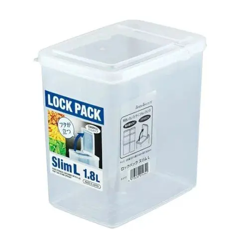 Hộp đựng thực phẩm SANADA Nhật Bản nắp mở đứng nhiều size nhựa PP cao cấp, an toàn cho sức khỏe 5