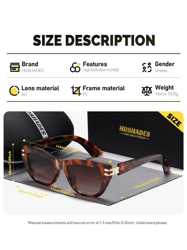 Unisex Simple Style Plain Color Sunglasses, Trendy Casual Full Rim Sunglasses for Everyday Use, Fashion Accessories for Outdoor Activities 1