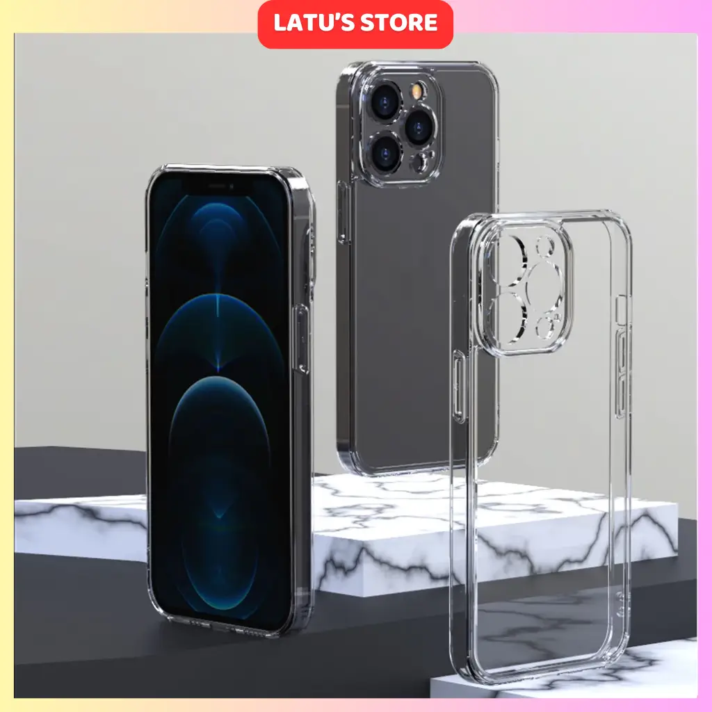 Ốp Lưng iPhone Hàn Quốc Đơn Giản Trong Suốt Ốp Điện Thoại TPU Silicon Mềm Chống Sốc Iphone 11/12/13/14/15/Pro/Plus/Pro Max PK037